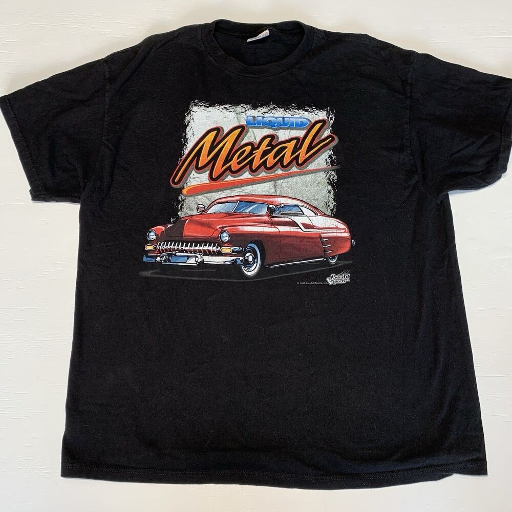 VTG Liquid Hot Rod T-Shirt XL(L) Classics Never Die 1999